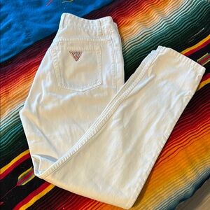 Vintage Guess White Denim Pants 26/27